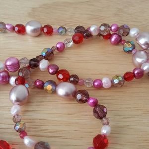 Pink, purple knecklace